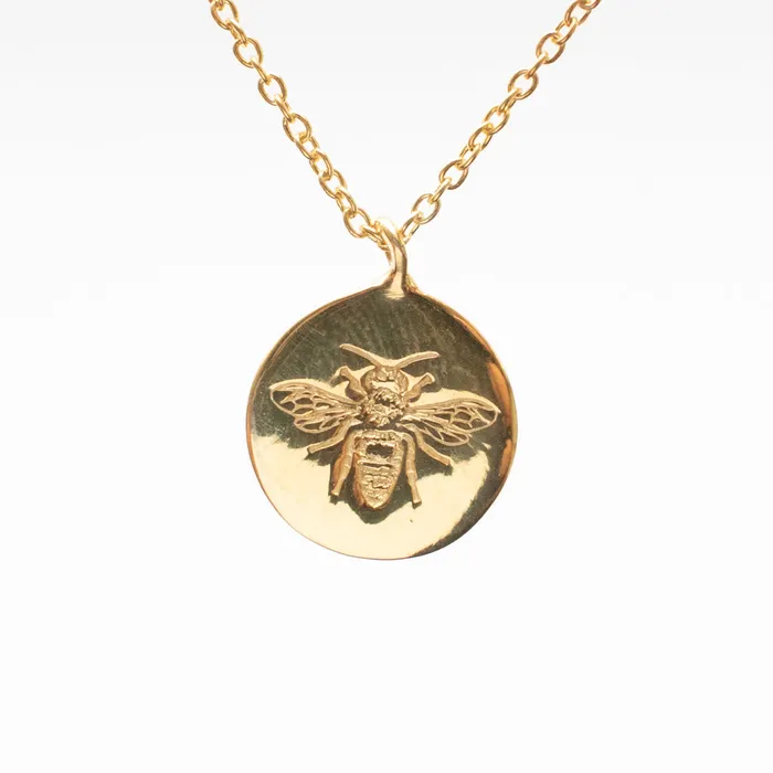 Bee the Change Necklace Silver Lotus Necklaces