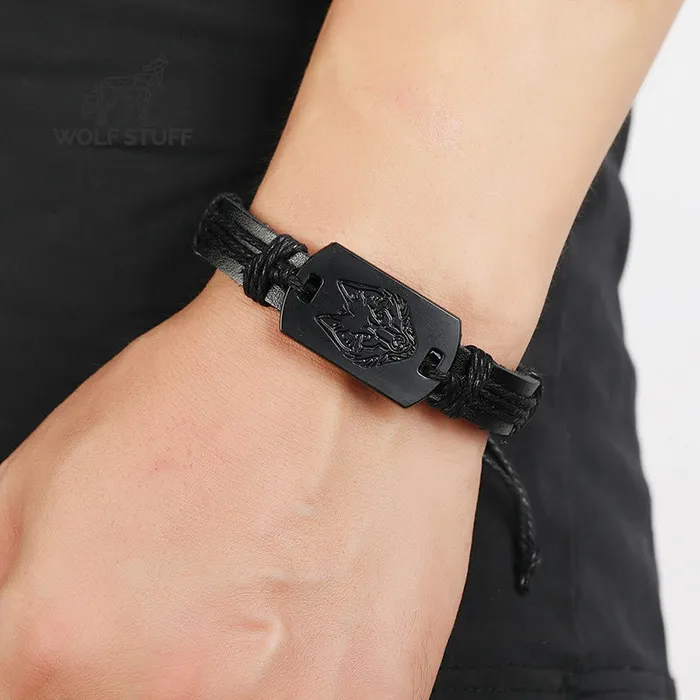 Bracelets Wolf Stuff Save a Wolf Bracelet