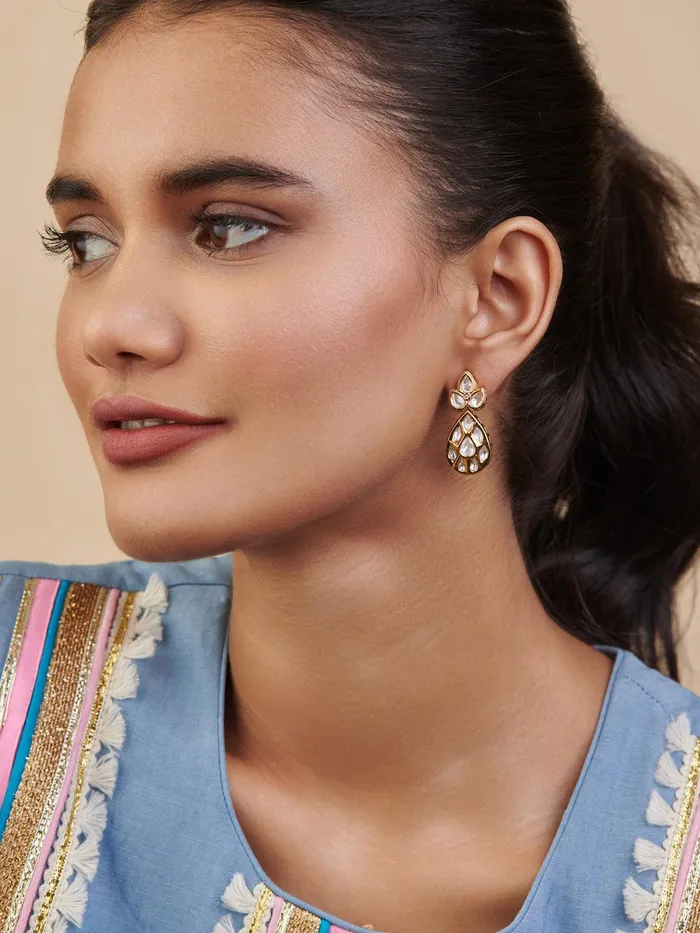 Earrings Meira Drop of Love Minimal Earrings Curio Cottage