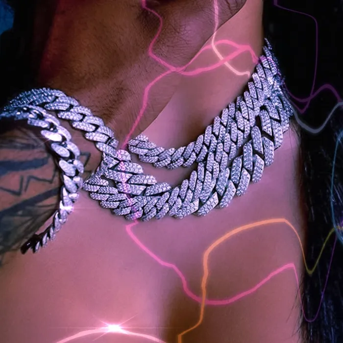 KHLOE JEWELS Necklaces Shakur CZ Chunky Necklace KHLOE JEWELS Necklaces Shakur CZ Chunky Necklace