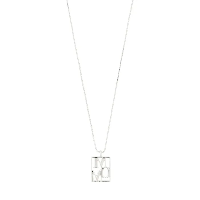 Necklaces Pilgrim Mom Tag Silver Plated Necklace