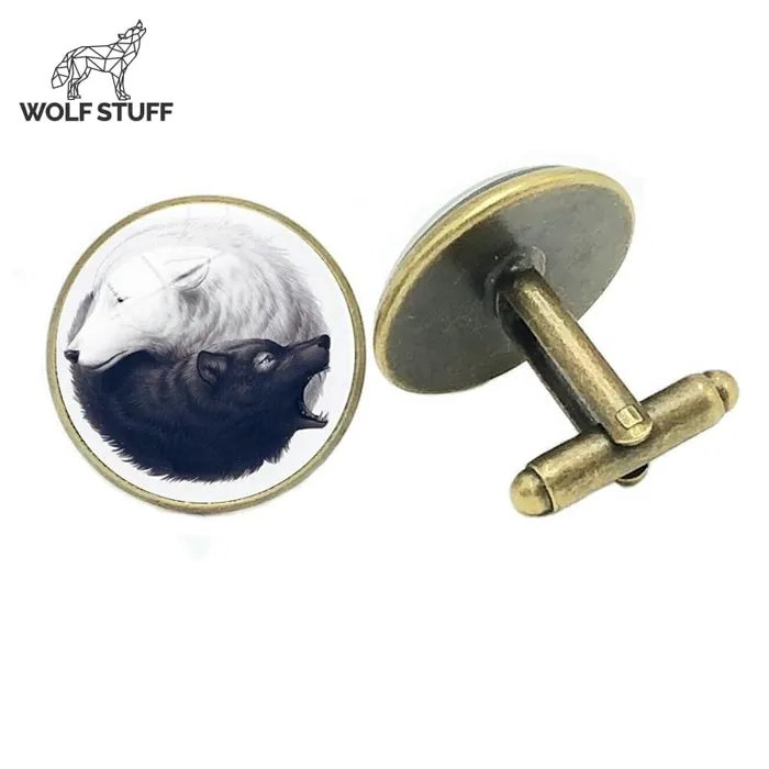 PreStyled Sets Wolf Stuff Gold Wolf Cufflinks