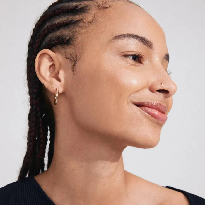 True Gold Plated Crystal Hoops Pilgrim PreStyled Sets