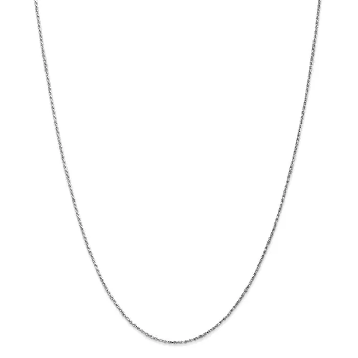 10k White Gold 115mm DC Machine Made Rope ChainWBC10W01020 WB Choice Jewelry Necklaces 10k White Gold 115mm DC Machine Made Rope ChainWBC10W01020 WB Choice Jewelry Necklaces