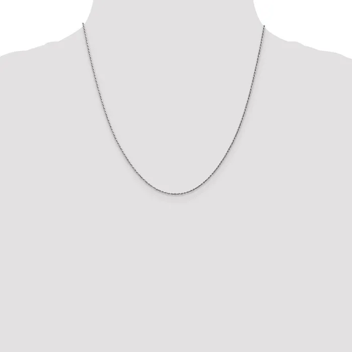 10k White Gold 115mm DC Machine Made Rope ChainWBC10W01020 WB Choice Jewelry Necklaces 10k White Gold 115mm DC Machine Made Rope ChainWBC10W01020 WB Choice Jewelry Necklaces