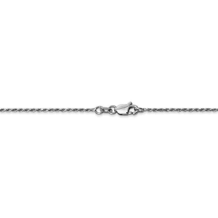 10k White Gold 115mm DC Machine Made Rope ChainWBC10W01020 WB Choice Jewelry Necklaces 10k White Gold 115mm DC Machine Made Rope ChainWBC10W01020 WB Choice Jewelry Necklaces