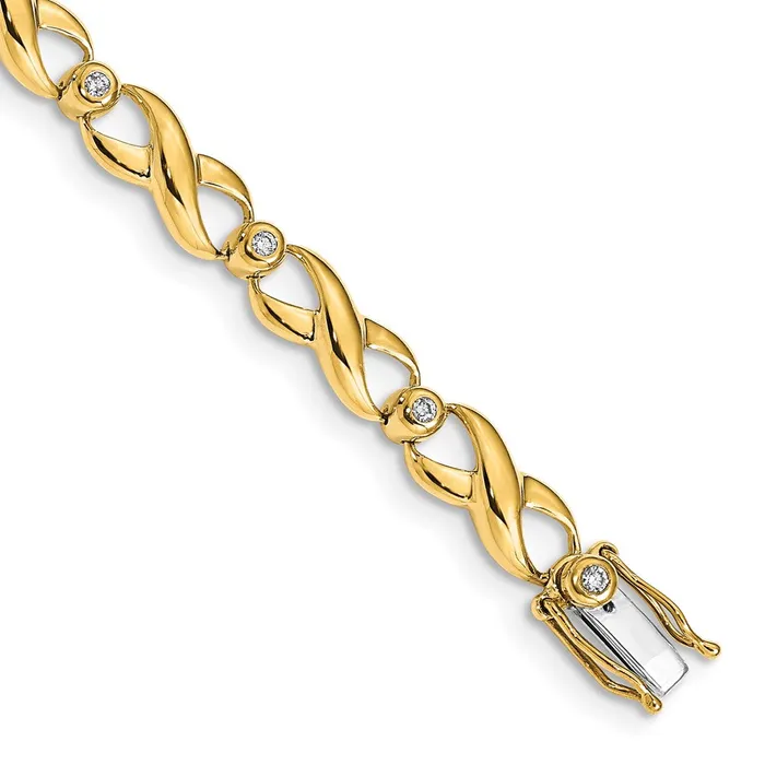 14k Diamond Infinity BraceletWBCBM4630015YA WB Choice Jewelry Bracelets 14k Diamond Infinity BraceletWBCBM4630015YA WB Choice Jewelry Bracelets