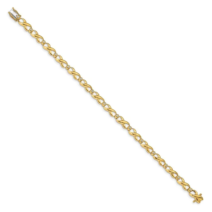 14k Diamond Infinity BraceletWBCBM4630015YA WB Choice Jewelry Bracelets 14k Diamond Infinity BraceletWBCBM4630015YA WB Choice Jewelry Bracelets