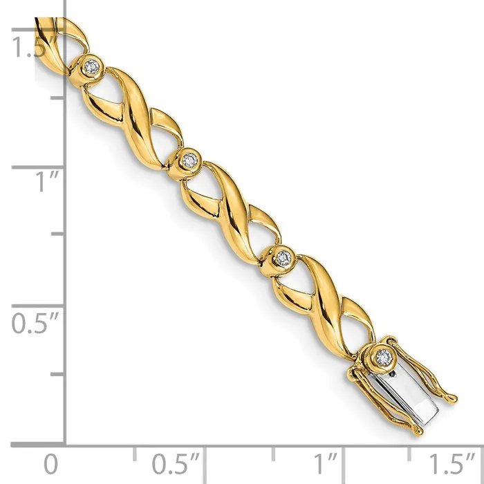 14k Diamond Infinity BraceletWBCBM4630015YA WB Choice Jewelry Bracelets 14k Diamond Infinity BraceletWBCBM4630015YA WB Choice Jewelry Bracelets
