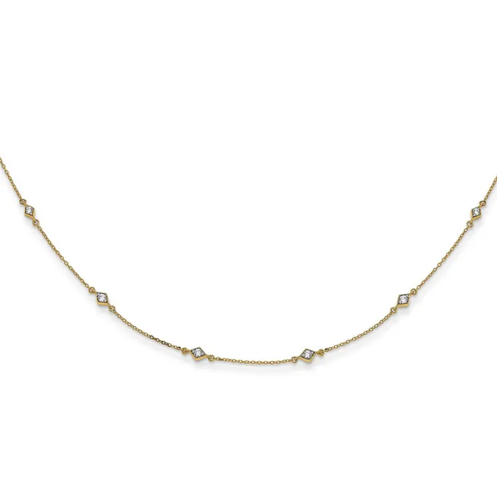 14k Diamond Multi Station NecklaceWBCPM3754050YA WB Choice Jewelry Necklaces 14k Diamond Multi Station NecklaceWBCPM3754050YA WB Choice Jewelry Necklaces