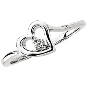 14K White 06 CTW Diamond Heart Ring65910100002PSTWBC WB Choice Jewelry Rings 14K White 06 CTW Diamond Heart Ring65910100002PSTWBC WB Choice Jewelry Rings