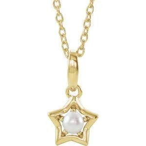 14K Yellow 3 mm Round June Youth Star Birthstone 15 Necklace653418670PSTWBC WB Choice Jewelry Necklaces 14K Yellow 3 mm Round June Youth Star Birthstone 15 Necklace653418670PSTWBC WB Choice Jewelry Necklaces