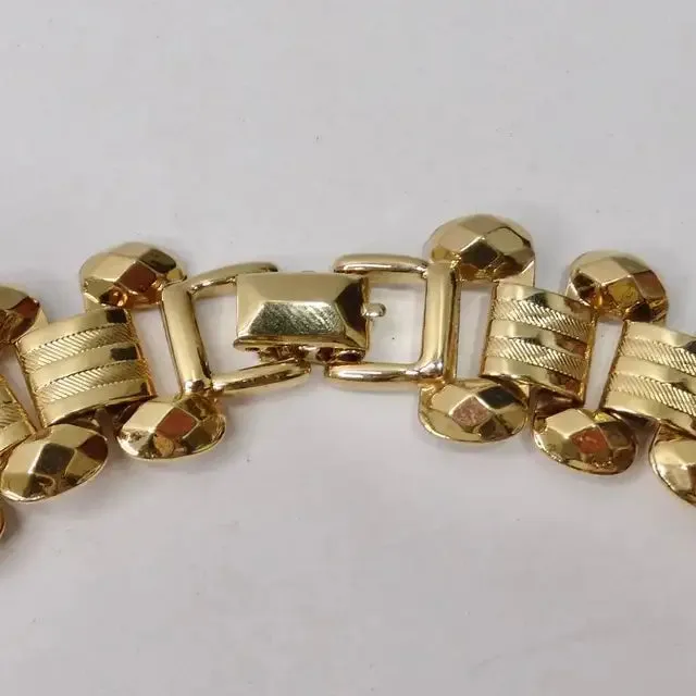 1980s Gold Plated Choker Necklace Vintage by Misty Necklaces