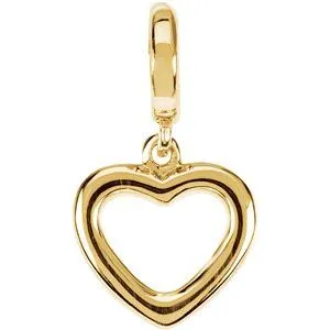 Charm Necklaces WB Choice Jewelry Petite Heart Charm84617100PSTWBC