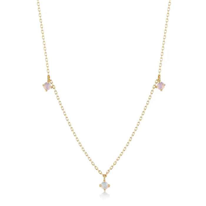 CHIC PISTACHIO Necklaces FLORA Triple Opal Necklace