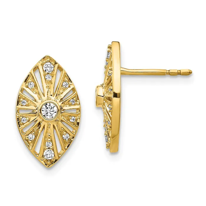 Earrings WB Choice Jewelry 14k Diamond Vintage EarringsWBCEM3953020YA