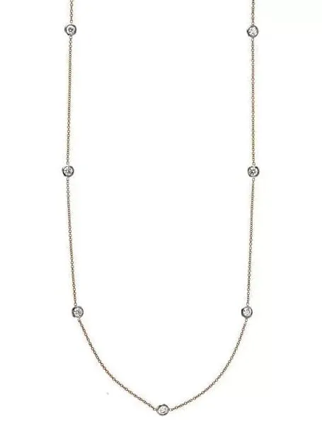HERCO Necklaces 18KR 71 CTTW diamonds by the yard necklace HSI1