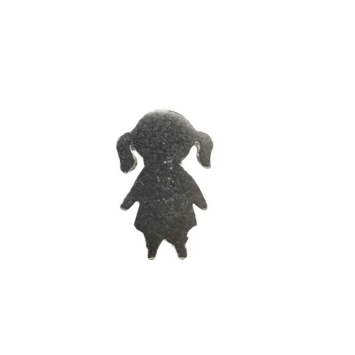 Karizma Jewels Rings Cute Girl Real Sterling Silver nose stud Corkscrew nose ring L bend 22g