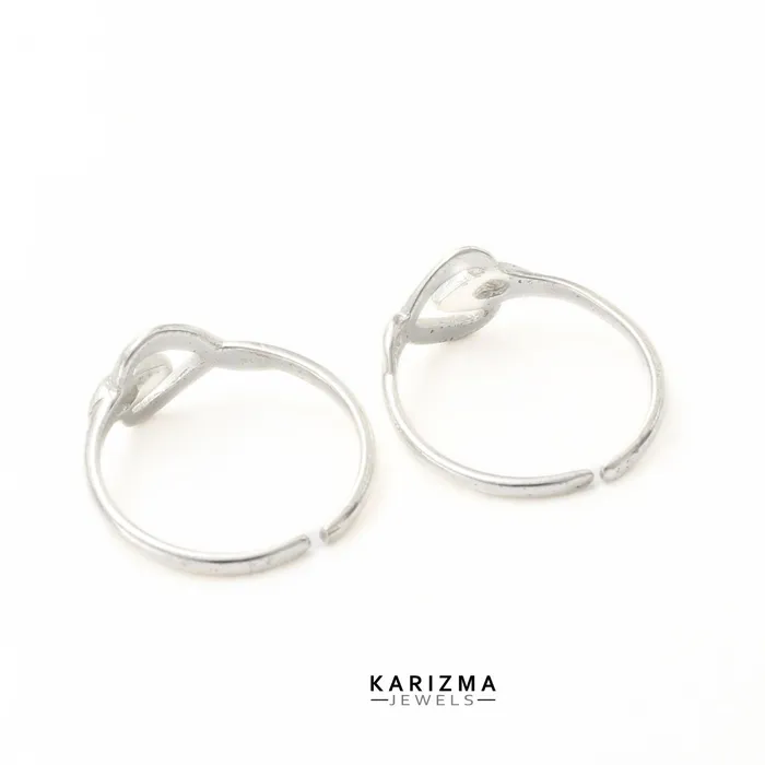Karizma Jewels Rings Indian 925 Real Sterling Silver Excellent gifting Toe Ring For women Pair