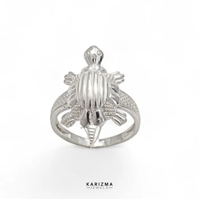 Karizma Jewels Rings Real Sterling Silver jewelery for men women Tortoise Ring