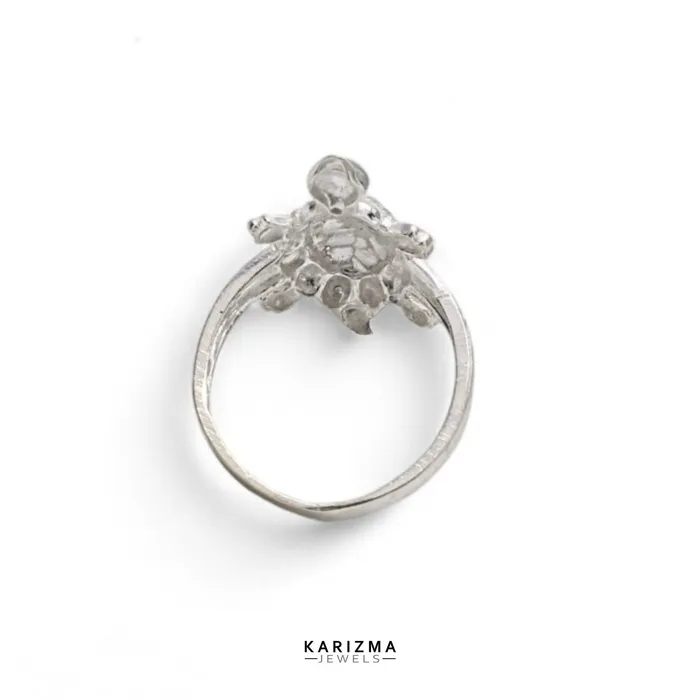 Karizma Jewels Rings Real Sterling Silver jewelery for men women Tortoise Ring
