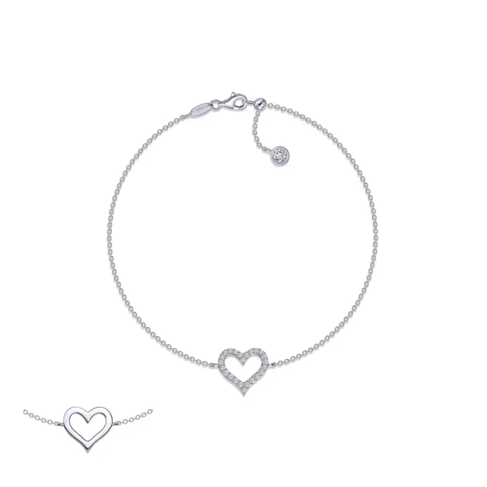 Lafonn Bracelets Reversible Cutout Heart Bracelet