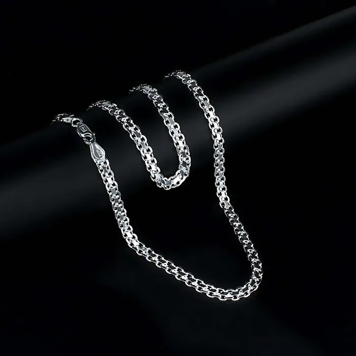 Necklaces Karizma Jewels 20 925 Sterling Silver fabulous Bismark Style Unisex Neck Chain Necklaces Karizma Jewels 20 925 Sterling Silver fabulous Bismark Style Unisex Neck Chain