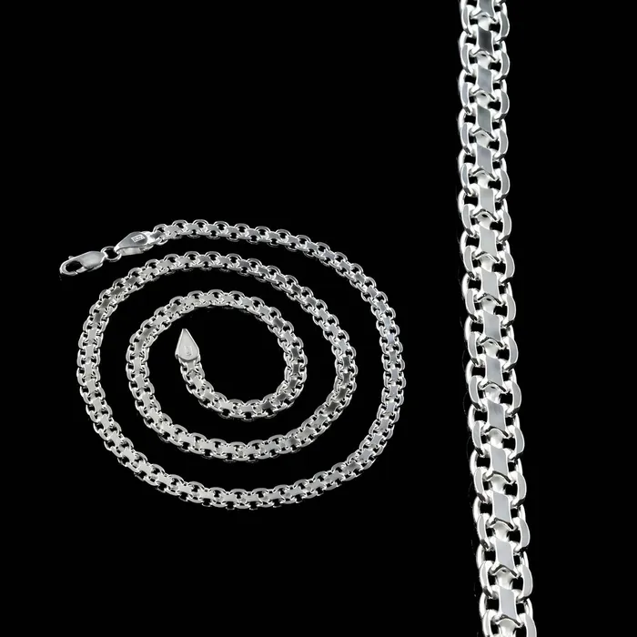 Necklaces Karizma Jewels 20 925 Sterling Silver fabulous Bismark Style Unisex Neck Chain