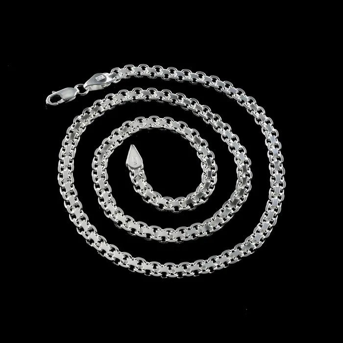 Necklaces Karizma Jewels 20 925 Sterling Silver fabulous Bismark Style Unisex Neck Chain