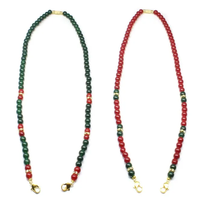 Necklaces Karizma Jewels 2pc Beads Single Strand necklace pendant Tassel Lot 20quot Ruby emerald imitation Necklaces Karizma Jewels 2pc Beads Single Strand necklace pendant Tassel Lot 20quot Ruby emerald imitation