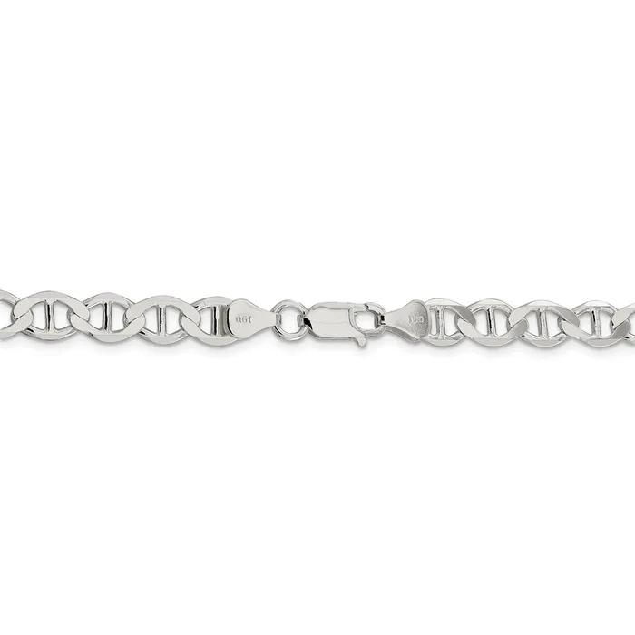 Rings Sterling Silver 71mm Flat Anchor ChainWBCQLFA15022 WB Choice Jewelry Rings Sterling Silver 71mm Flat Anchor ChainWBCQLFA15022 WB Choice Jewelry