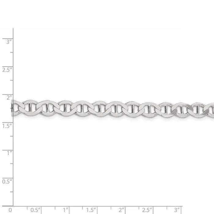 Rings Sterling Silver 71mm Flat Anchor ChainWBCQLFA15022 WB Choice Jewelry Rings Sterling Silver 71mm Flat Anchor ChainWBCQLFA15022 WB Choice Jewelry