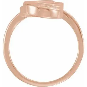 Rings WB Choice Jewelry 14K Rose Freeform Ring 51521102PSTWBC Rings WB Choice Jewelry 14K Rose Freeform Ring 51521102PSTWBC