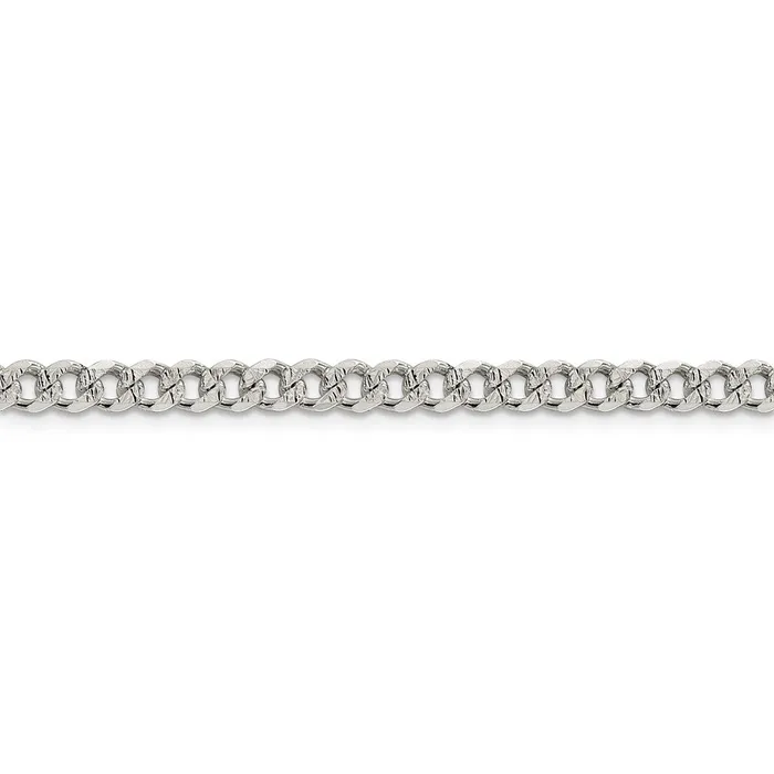 Rings WB Choice Jewelry Sterling Silver 45mm Pav Curb ChainWBCQCF12016 Rings WB Choice Jewelry Sterling Silver 45mm Pav Curb ChainWBCQCF12016