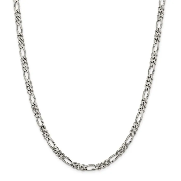 Sterling Silver Rhodiumplated 525mm Figaro ChainWBCQFG150R26 WB Choice Jewelry Rings Sterling Silver Rhodiumplated 525mm Figaro ChainWBCQFG150R26 WB Choice Jewelry Rings
