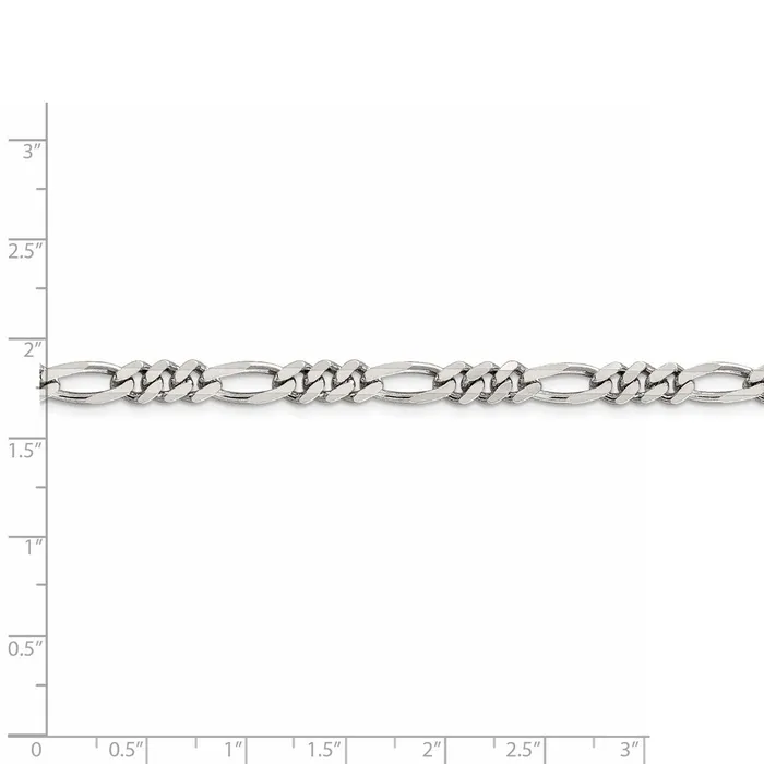 Sterling Silver Rhodiumplated 525mm Figaro ChainWBCQFG150R26 WB Choice Jewelry Rings Sterling Silver Rhodiumplated 525mm Figaro ChainWBCQFG150R26 WB Choice Jewelry Rings