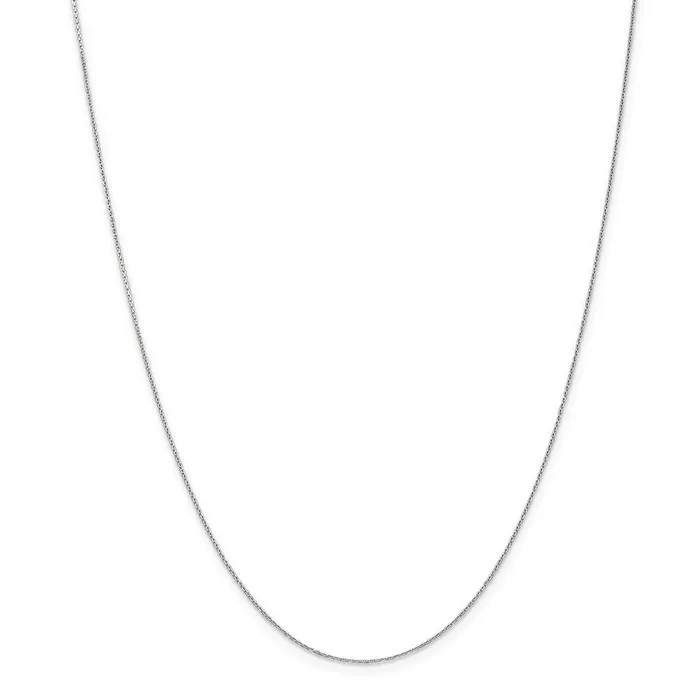 WB Choice Jewelry 14k WG 65mm DC Round Open Link Cable ChainWBCPEN19520 Rings WB Choice Jewelry 14k WG 65mm DC Round Open Link Cable ChainWBCPEN19520 Rings