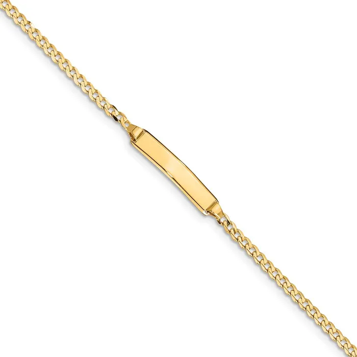 WB Choice Jewelry Bracelets 14k Baby Curb ID BraceletWBCCUR070ID6