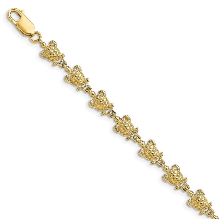 WB Choice Jewelry Bracelets 14k Turtle BraceletWBCFB1722725