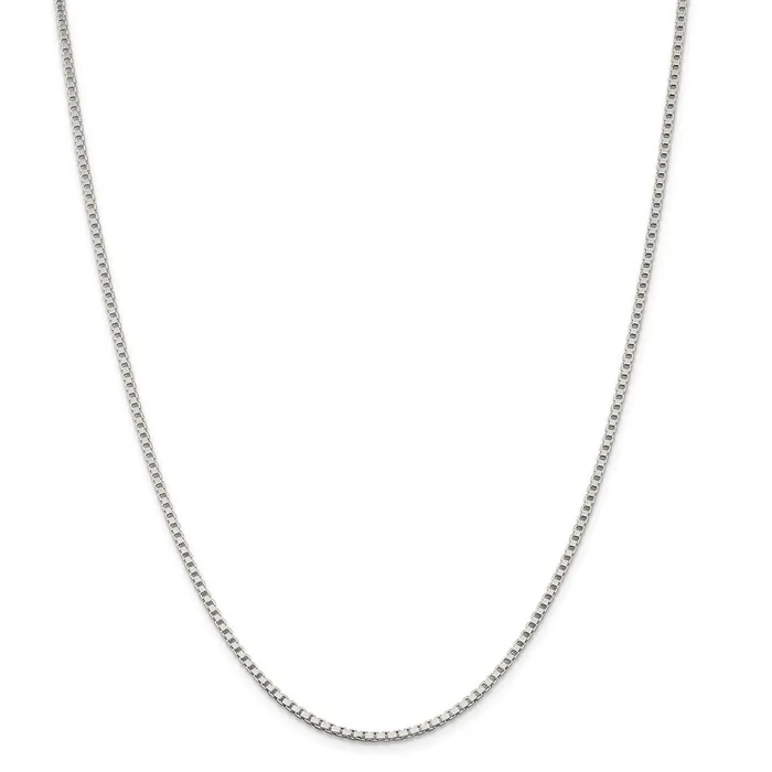 WB Choice Jewelry Rings Sterling Silver 2mm Box ChainWBCQBX04030
