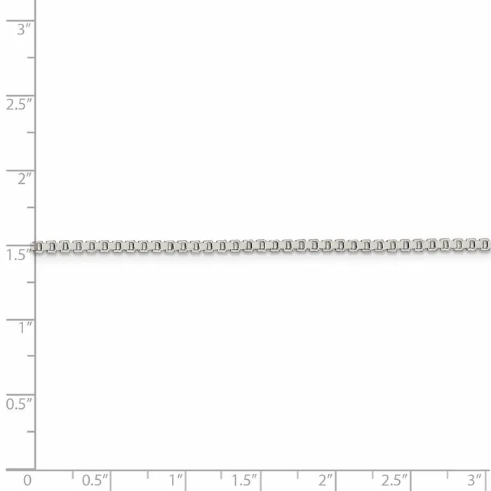 WB Choice Jewelry Rings Sterling Silver 2mm Box ChainWBCQBX04030 WB Choice Jewelry Rings Sterling Silver 2mm Box ChainWBCQBX04030