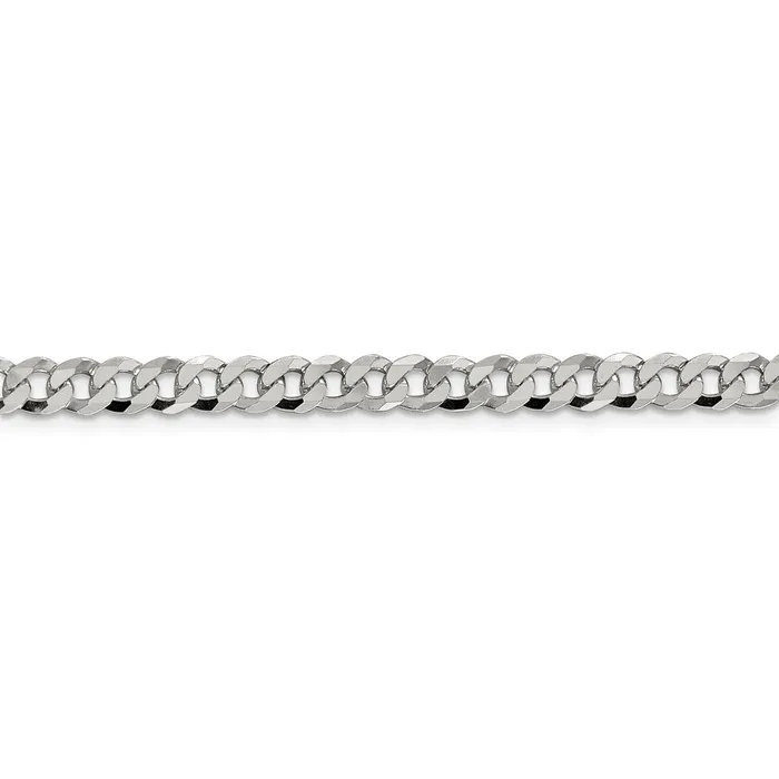 WB Choice Jewelry Rings Sterling Silver 45mm Beveled Curb ChainWBCQFB12022 WB Choice Jewelry Rings Sterling Silver 45mm Beveled Curb ChainWBCQFB12022
