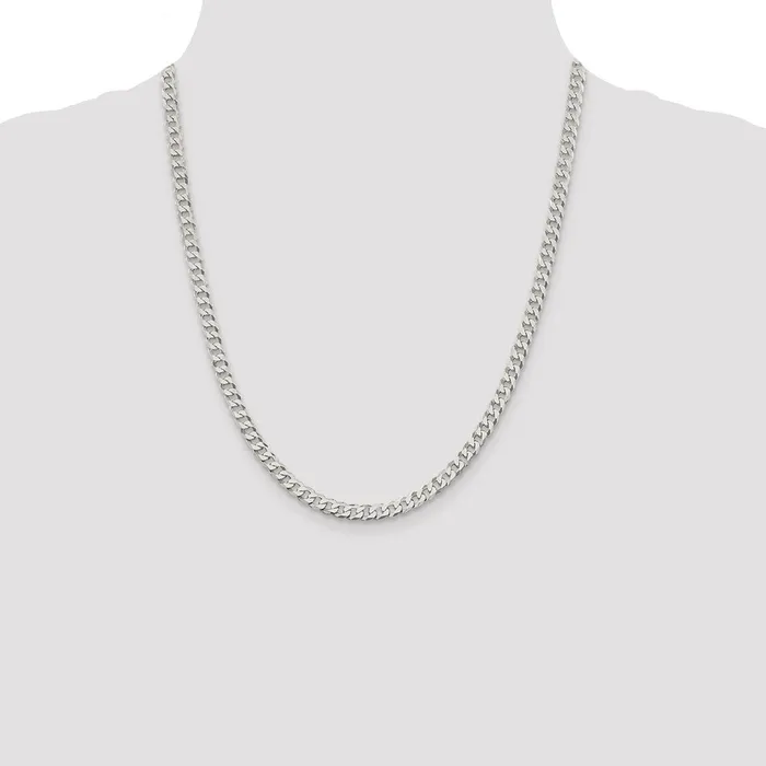 WB Choice Jewelry Rings Sterling Silver 45mm Beveled Curb ChainWBCQFB12022 WB Choice Jewelry Rings Sterling Silver 45mm Beveled Curb ChainWBCQFB12022