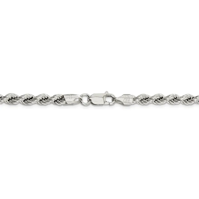 WB Choice Jewelry Rings Sterling Silver 53mm Semisolid Rope ChainWBCQFC11918 WB Choice Jewelry Rings Sterling Silver 53mm Semisolid Rope ChainWBCQFC11918