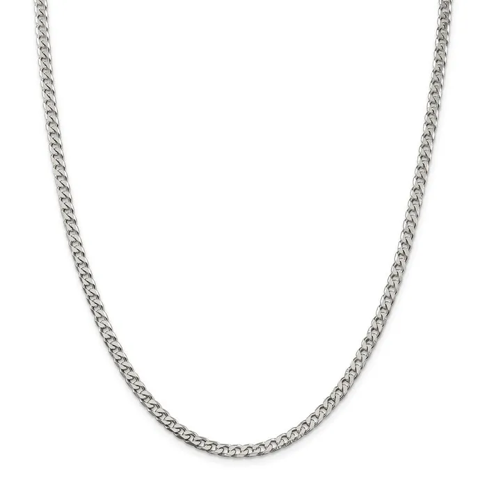 WB Choice Jewelry Rings Sterling Silver Polished 35mm Curb ChainWBCQFC15124 WB Choice Jewelry Rings Sterling Silver Polished 35mm Curb ChainWBCQFC15124
