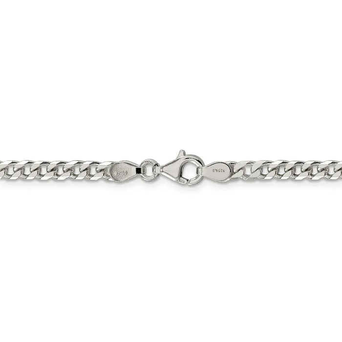 WB Choice Jewelry Rings Sterling Silver Polished 35mm Curb ChainWBCQFC15124 WB Choice Jewelry Rings Sterling Silver Polished 35mm Curb ChainWBCQFC15124