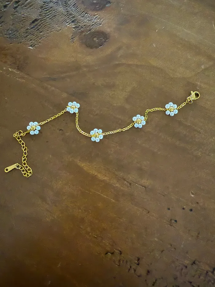Bracelets bubs sass pearl flower bracelet