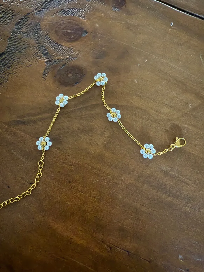 Bracelets bubs sass pearl flower bracelet