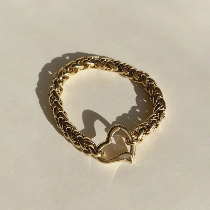 Bracelets Truly Blessed Jewels Generational Woven Heart Bracelet
