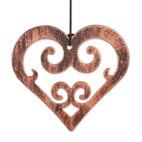 Butterfly and Heart Wind Chimes Faire Zingz Home Necklaces